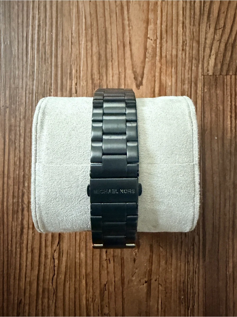Michael Kors Black and Rose Gold Men's Stainless Steel Watch